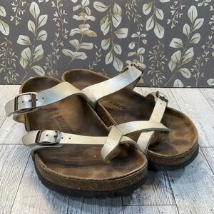 Birkenstock Mayari Birk Flor 38 Eur Ladies 7.5-8 US Regular Width READ‎